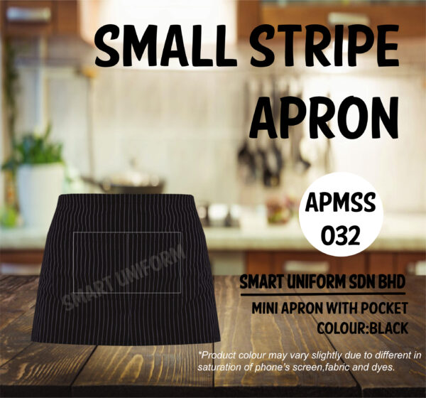 SU- APMSS032 - MINI APRON SMALL STRIPE