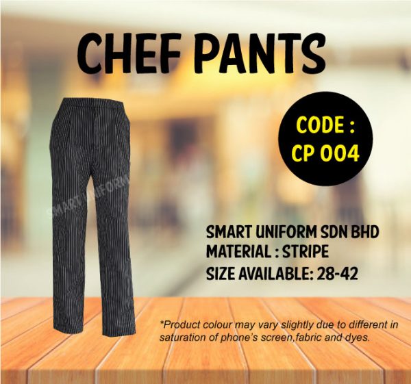 SU- CP004 - CHEF PANT STRIPE