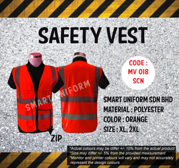 MV018 - READY STOCK SAFETY VEST