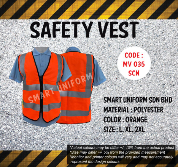 MV035 - READY STOCK SAFETY VEST