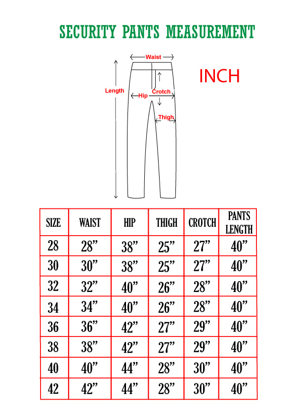 SP001 – SECURITY PANT – Smart Uniform Malaysia