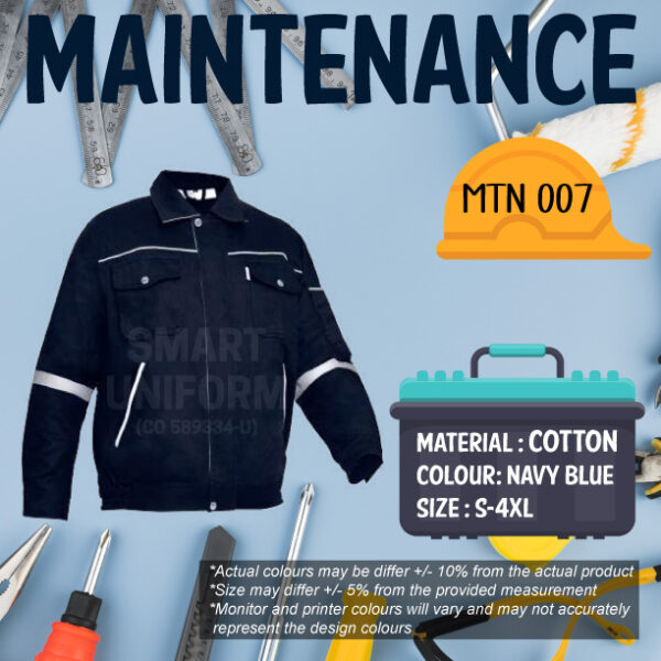 SRS-READY STOCK MAINTENANCE JACKET LONG SLEEVE - Image 3