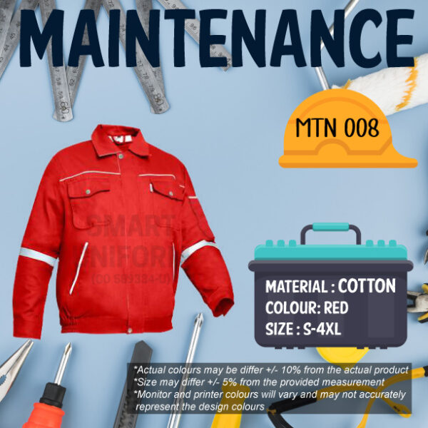 SRS-READY STOCK MAINTENANCE JACKET LONG SLEEVE - Image 4