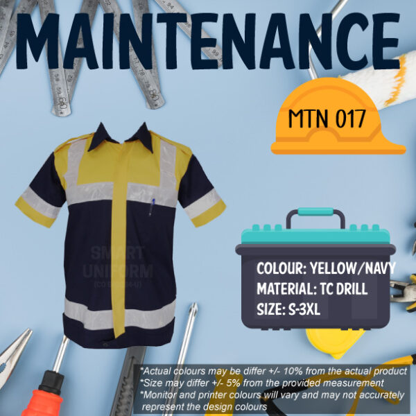MTN017 - MAINTENANCE JACKET SHORT SLEEVE