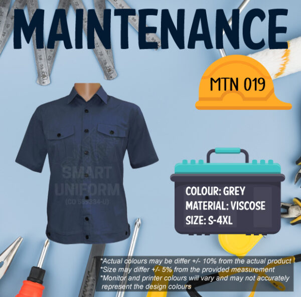 SU-READY STOCK MAINTENANCE JACKET SHORT SLEEVE - Image 4