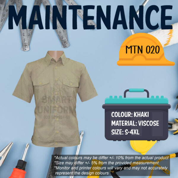 SU-READY STOCK MAINTENANCE JACKET SHORT SLEEVE - Image 5