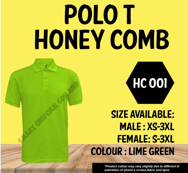 READY STOCK POLO T SHORT SLEEVE - HONEY COMB (11 COLORS)