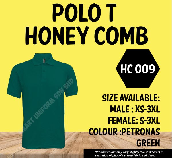 READY STOCK POLO T SHORT SLEEVE - HONEY COMB (11 COLORS) - Image 9