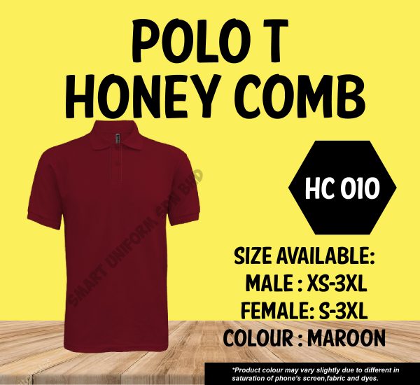 READY STOCK POLO T SHORT SLEEVE - HONEY COMB (11 COLORS) - Image 10
