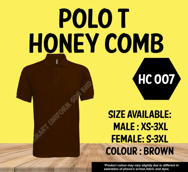 READY STOCK POLO T SHORT SLEEVE - HONEY COMB (11 COLORS) - Image 7
