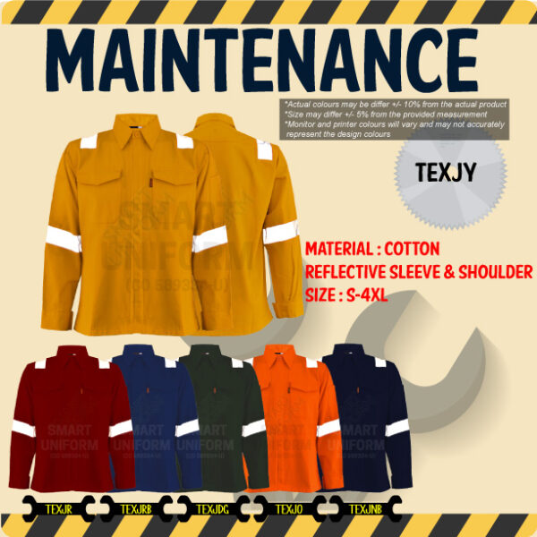 SOJC-READY STOCK MAINTENANCE JACKET LONG SLEEVE