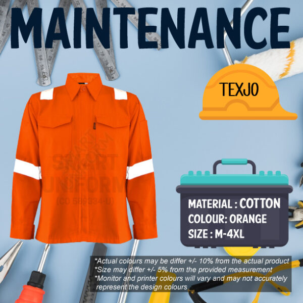 SOJC-READY STOCK MAINTENANCE JACKET LONG SLEEVE - Image 5
