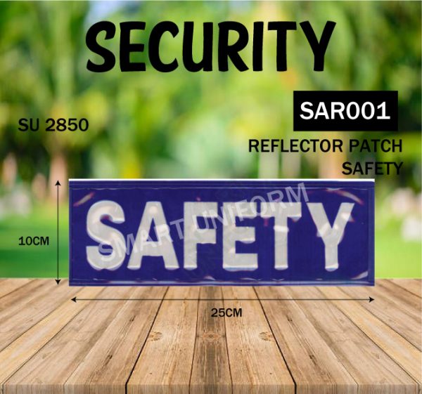 SAR001 - SECURITY ACCESORIES - SAFETY REFLECTIVE PATCH