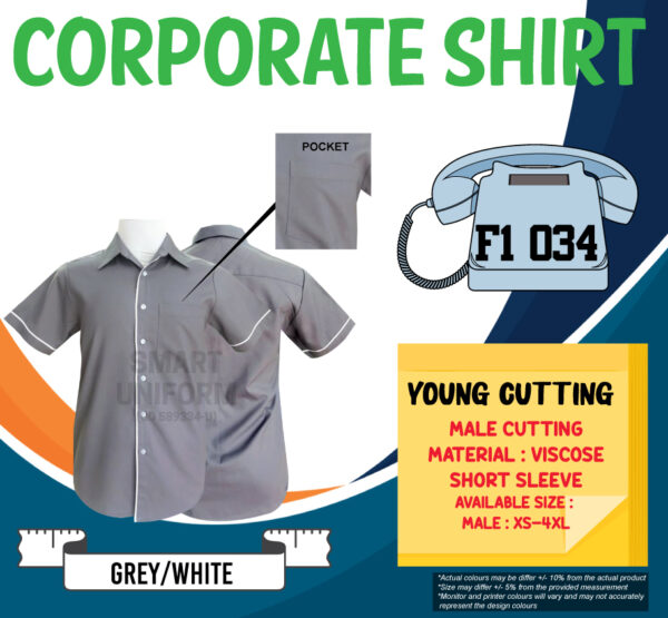 SU-READY STOCK F1 SHIRT YOUNG CUTTING (F1 033, F1 034, F1 035, F1 036) - Image 3
