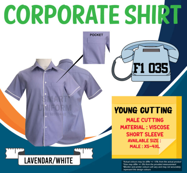 SU-READY STOCK F1 SHIRT YOUNG CUTTING (F1 033, F1 034, F1 035, F1 036) - Image 4