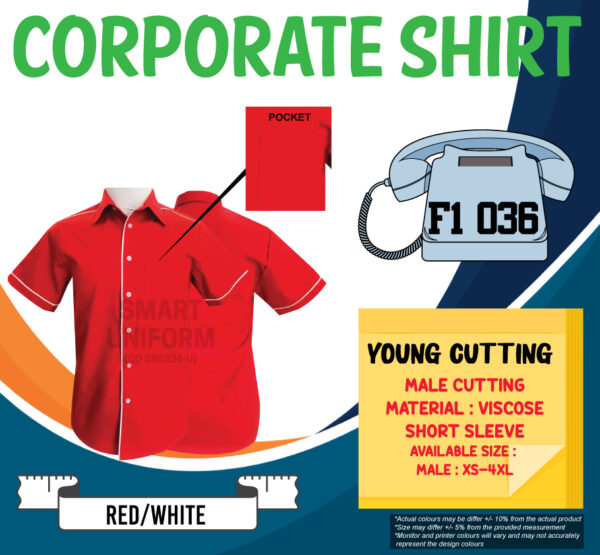 SU-READY STOCK F1 SHIRT YOUNG CUTTING (F1 033, F1 034, F1 035, F1 036) - Image 5