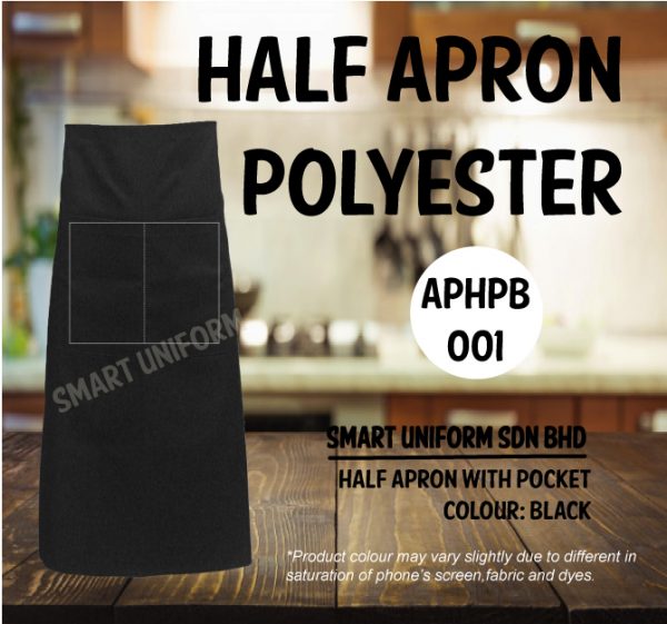 SU- APHPB001 - HALF APRON POLYESTER
