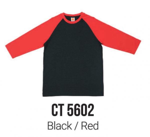 READY STOCK 3/4 SLEEVE COMFY COTTON 100% COTTON (160 GSM) - CT 56 - Image 2