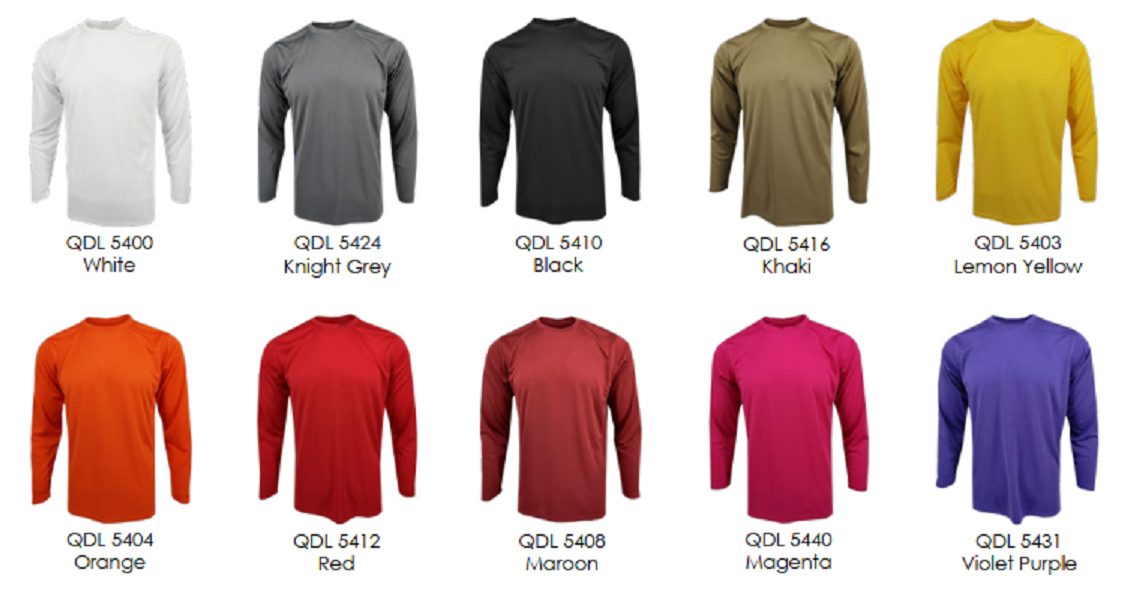 QDL54 Quick Dry Long Sleeve – Smart Uniform Malaysia