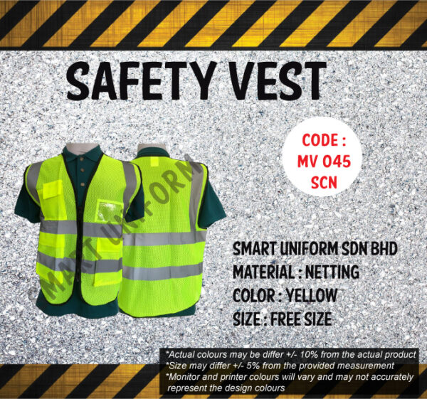 SCN-MV045 - READY STOCK SAFETY VEST
