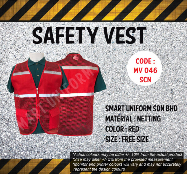 SCN- MV046 - READY STOCK SAFETY VEST