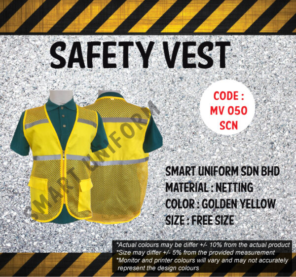 SCN- MV050 - READY STOCK SAFETY VEST